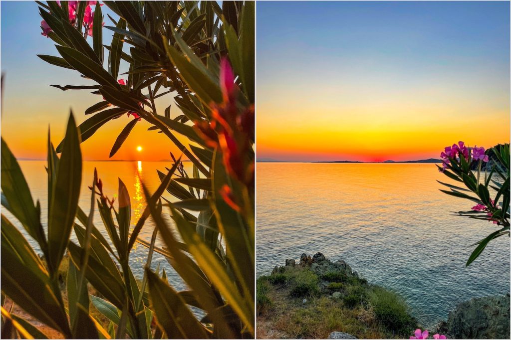 Залез ethnik beach bar втори ръкав на Халкидики